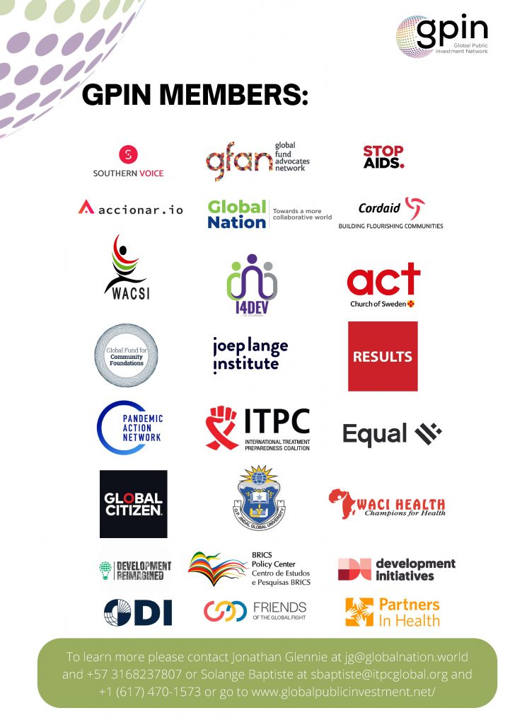 Gpin Format Global Public Investment Network (GPIN) makes commitment to action with ...