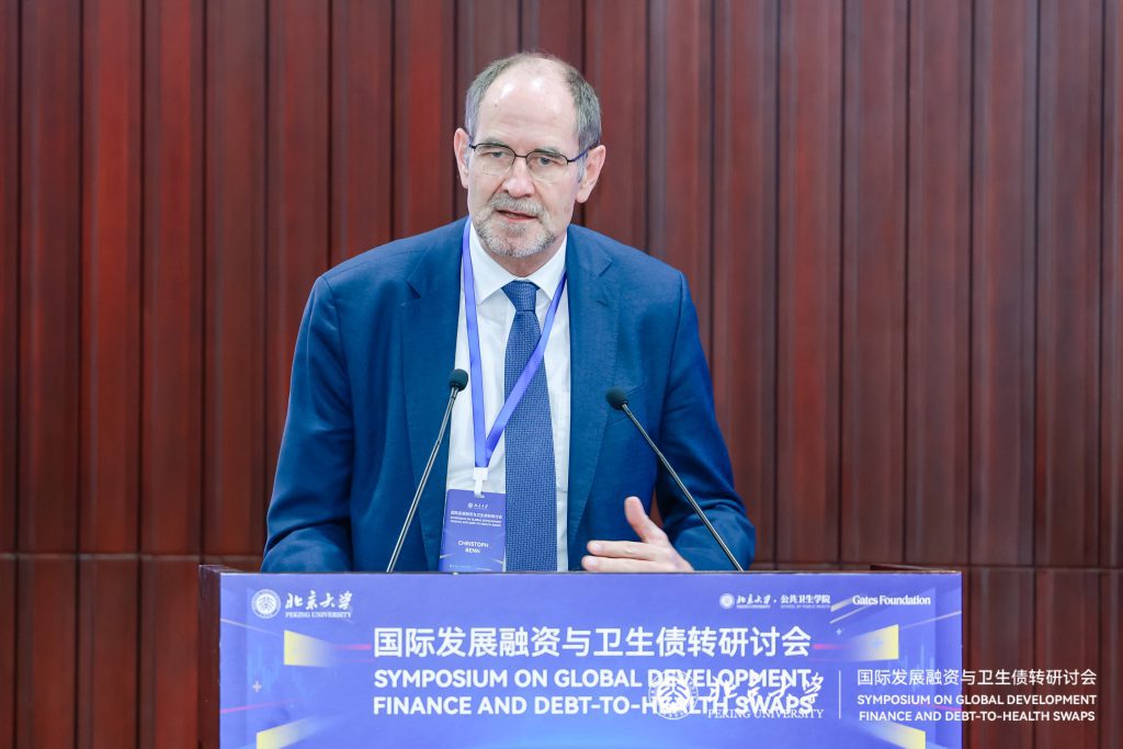 Christoph Benn in China for Peking University’s Symposium on Global Development Finance and Debt-to-Health (D2H) Swaps